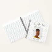 フローラお祝いのライフ葬儀ゲストブック ノートブック (内部)