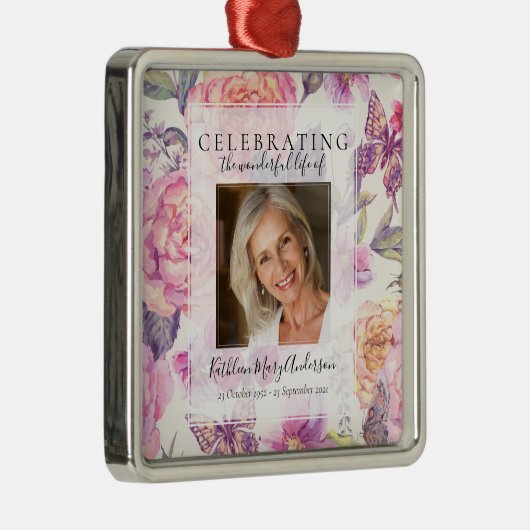 フローラお祝い記念碑 メタルオーナメント (右)