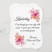 フローラお見舞いカード (正面/裏面)