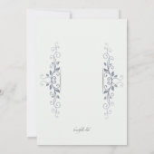 フローラかっこ招待状 招待状 (裏面)