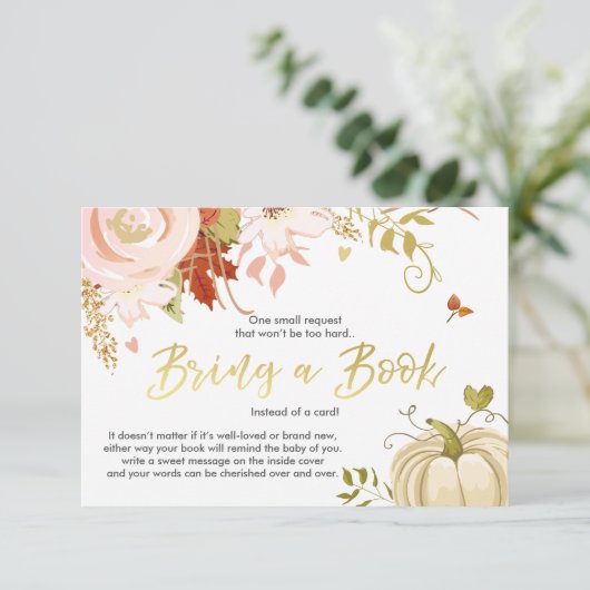 フローラかぼちゃを持って本秋秋のシャワー エンクロージャーカード (スタンド正面)