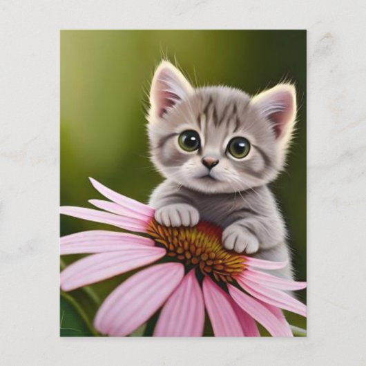 フローラかわいいグレー猫 (正面)