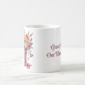 フローラかわいらしが一人ずつ開花ずつ成長 コーヒーマグカップ (中央)