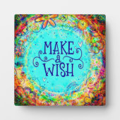 フローラかわいらしが希望誕生日を作成 フォトプラーク (正面)