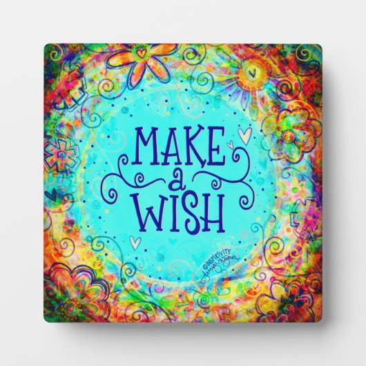 フローラかわいらしが希望誕生日を作成 フォトプラーク (正面)