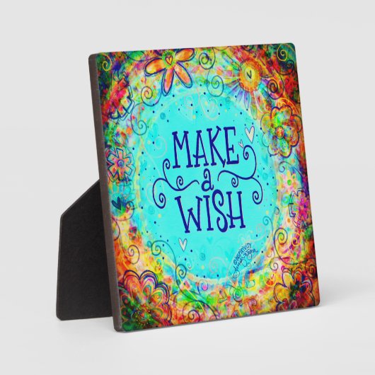 フローラかわいらしが希望誕生日を作成 フォトプラーク (正面)