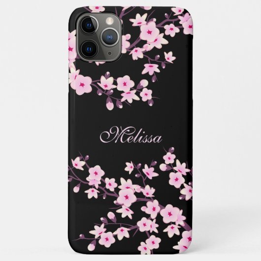 フローラかわいらしさくらんぼフラスモノグラム Case-Mate iPhoneケース (裏面)