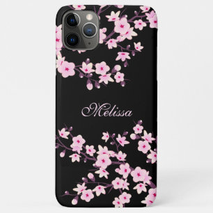 フローラかわいらしさくらんぼ花モノグラム iPhone 11 PRO MAXケース