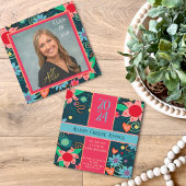 フローラかわいらしのインスピレーション卒業カスタマイズ可能 招待状