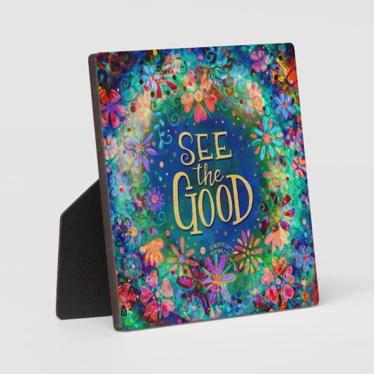 フローラかわいらしは良い引用文を見る フォトプラーク (正面)