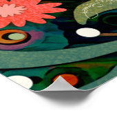 フローラかわいらしを若返インスパイアす ポスター (角)