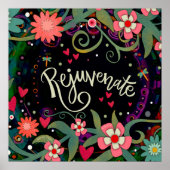 フローラかわいらしを若返インスパイアす ポスター (正面)