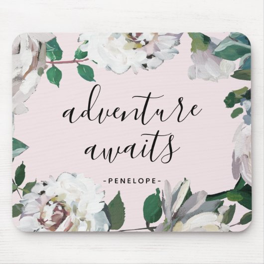 フローラかわいらしアドベンチャーが名を連ねる マウスパッド (正面)