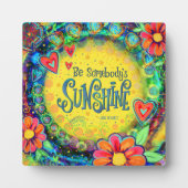 フローラかわいらしイエロービーザーズサンシャイン フォトプラーク (正面)