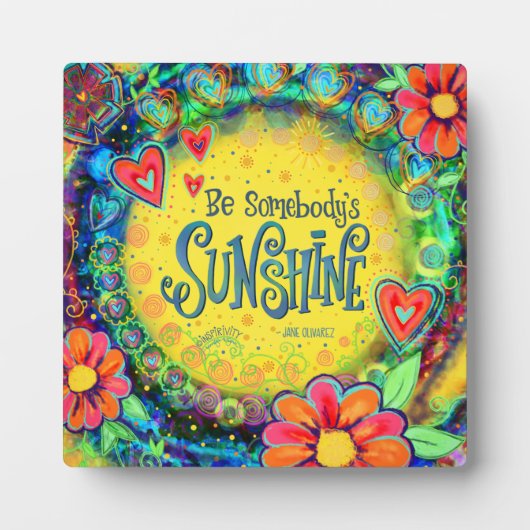 フローラかわいらしイエロービーザーズサンシャイン フォトプラーク (正面)