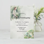 フローラかわいらしガールファースト・コミュニオン 招待状 (スタンド正面)