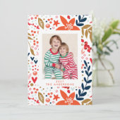 フローラかわいらしクリスマスの写真 シーズンカード (スタンド正面)