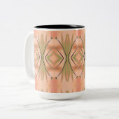 フローラかわいらしコーヒーカップ ツートーンマグカップ (正面左)