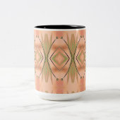 フローラかわいらしコーヒーカップ ツートーンマグカップ (中央)