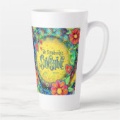 フローラかわいらしサンシャインイエロー吸光度 カフェラテマグ (右)