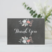 フローラかわいらしシャルボードフラットサンキューカード サンキューカード (スタンド正面)