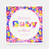 フローラかわいらしシャワー スタンダードランチョンナプキン (正面)