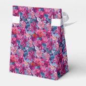 フローラかわいらしテーマ、カスタム写真、誕生日パーティー フェイバーボックス (裏面サイド)