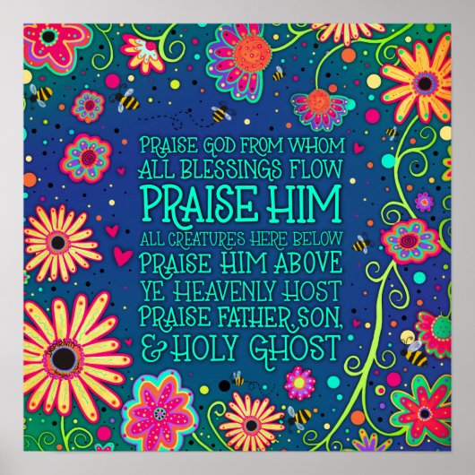 フローラかわいらしドクソロジー宗教刺激性 ポスター (正面)