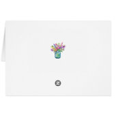 フローラかわいらしノテカード (裏面横)