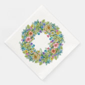 フローラかわいらしパーティー商品ナプキン (コーナー)