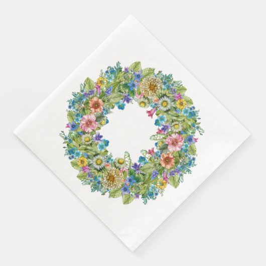 フローラかわいらしパーティー商品ナプキン (コーナー)