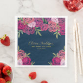 フローラかわいらしピンクと紫の水色バラ青 (インサイチュ)