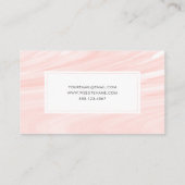 フローラかわいらしピーチウォータープロフェッショナル 名刺 (裏面)