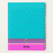 フローラかわいらしファミリーの明るい感動的なアートワーク プランナー手帳 (裏面)