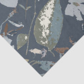 フローラかわいらしブルークレマチス花 薄葉紙 (詳細)