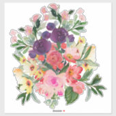 フローラかわいらしブーケ |デジ絵画タルby Cherie シール (シート)