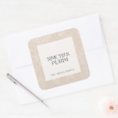 フローラかわいらしプリムステッカー スクエアシール (封筒)