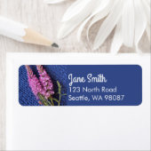 フローラかわいらしベロニカスピードウエルオン編み物 ラベル (インサイチュ)