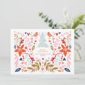 フローラかわいらしホリデーカード シーズンカード (スタンド正面)