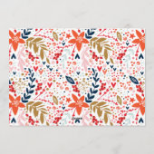 フローラかわいらしホリデーカード シーズンカード (裏面)