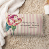 フローラかわいらしマストライプのンズフィールドパークブック引用文 ランバークッション (ブランケット)