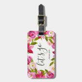 フローラかわいらしレッツラゲッジタグ ラゲッジタグ (正面縦)