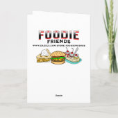 フローラかわいらしヴィンテージ図書とコーヒー誕生日 カード (裏面)