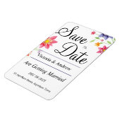 フローラかわいらし保存日付 マグネット (左側)