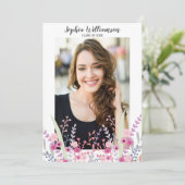 フローラかわいらし大学院写真修了会 招待状 (スタンド正面)