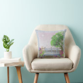 フローラかわいらし座る海の景色 クッション (椅子)