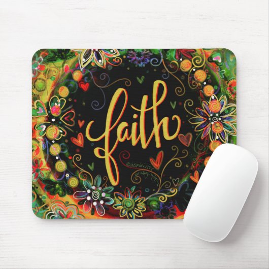 フローラかわいらし感動的信仰 マウスパッド (マウス)