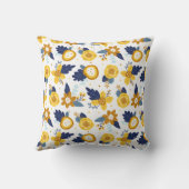 フローラかわいらし春ガーデンパターン クッション (裏面)