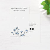 フローラかわいらし水彩耳飾り表示カード (デスク)