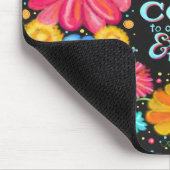 フローラかわいらし神が私にセレニティを授けインスパイアる マウスパッド (コーナー)